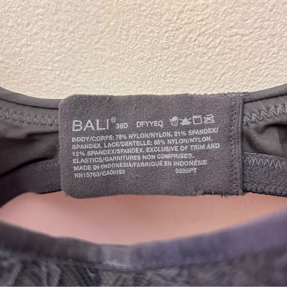 Bali One Smooth U Post Surgery Comfort & Support wire free bra size 38D - Picture 9 of 12